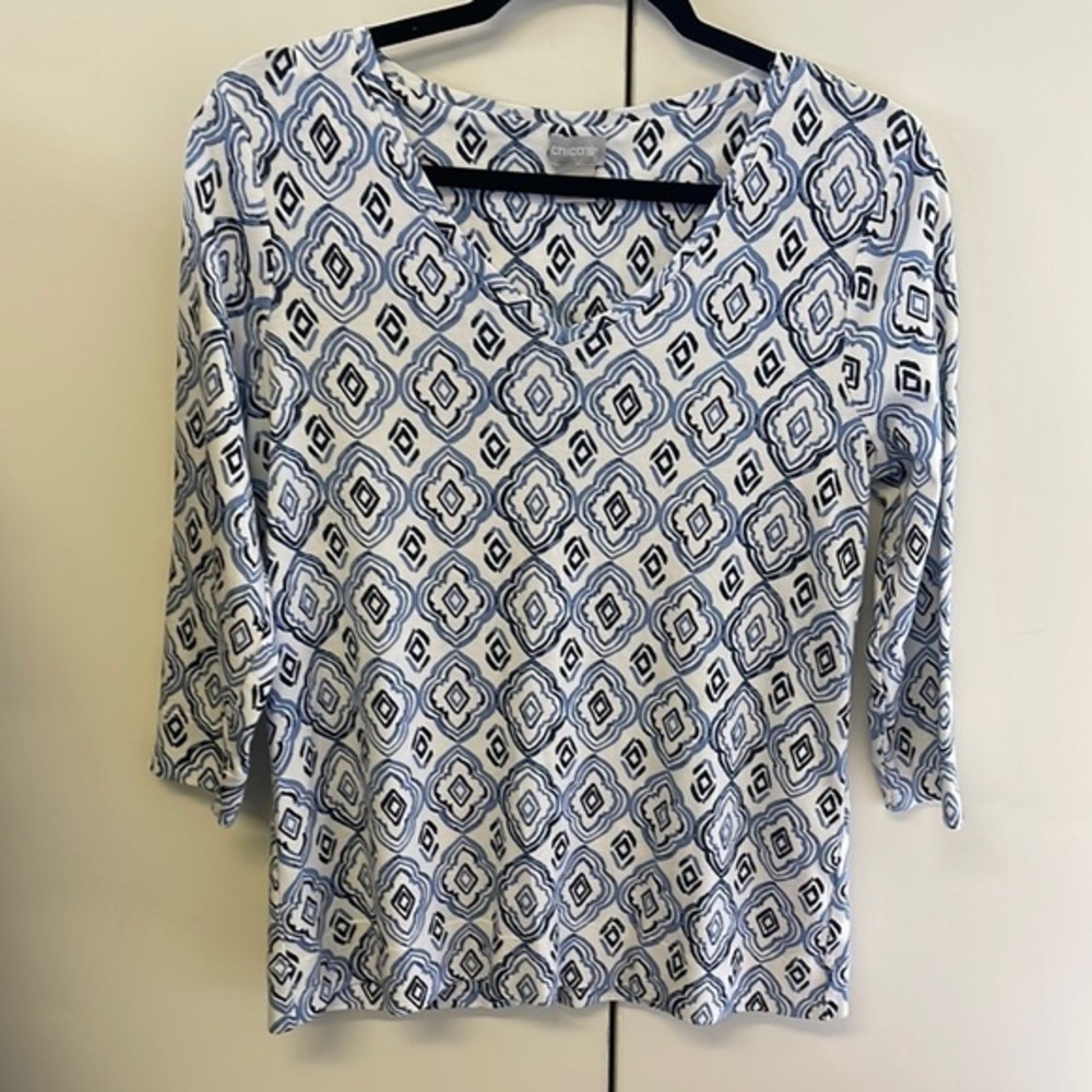 Chico’s soft tee. Round neck preworn but in excellent condition.